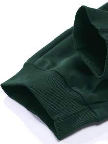 男士薄款巴黎字母印花连帽衫和运动裤套装，时尚休闲运动服，带口袋和抽绳腰带，适合作为送给丈夫或男友的礼物 - 彩色 - 查看 11