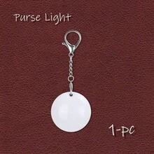 Yogle USB Rechargeable Matte Sensor Handbag Light, Mini Touch Control Handbag Light, Portable Handbag Night Light, Wallet Glowing Heart-Shaped Pendant Keychain Night Light, Creative Gift - Multicolor - View 10