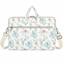 Bolso de hombro para portátil DACHEE de 15 pulgadas/15.6 pulgadas Pro - Cactus blanco (07) 15 pulgadas 156 pulgadas - Ver 5
