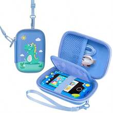 Leayjeen Smartphone Case Compatible With Celluloid/Luyiilo/Yosfeng 2.8-Inch Touch Screen Childs Smartphone For 3-10 Years Old Girl Toy Cell Phone-Blue Dinosaur Case OnlyChildren's Growth Games, Fun And Joyful, Essential For Childhood - Blue - View 2