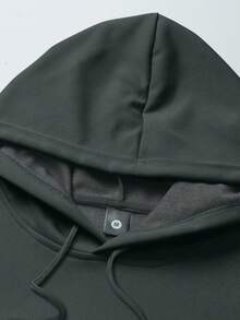 Men's Thin Paris Letter Print Hoodie And Sweatpants Set, Fashion Casual Outfit With Pockets And Drawstring Waist Pants, Suitable As Gift For Husband Or Boyfriend - Multicolor - View 3