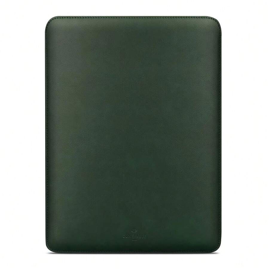Laptop Sleeve 14 Inch Precisely Compatible With MacBook Pro M5 M4 M3 M2 M1 Pro/Max 2025, Faux Leather Cover Case 14 In, Gre1en - 格林 - 查看 1