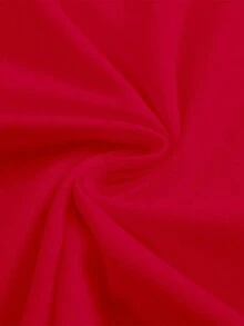 Red T-Shirt,Unisex Simple Crew Neck Short-Sleeved Top, Love And Peace (Anti-War Symbol), Short-Sleeved Crew Neck Casual Top, Hoping For Peace, Spreading Love, Printed T-Shirt, Retro T-Shirt. - 紅色 - 查看 4