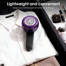 1pc Electric Lint Remover, USB Rechargeable Fabric Shaver, Clothes, Upholstery, Carpet Fuzz Pill Trimmer, Portable Lint Remover - M04 - View 8