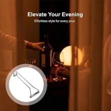 4 Pcs Wine Glass Rack Set 10.6 In Under Cabinet Stemware Rack With Inverted Design Space-Saving Hanging Wine Glass Holder Sturdy Iron Frame Ideal For Kitchen Bar - As Pic - View 6