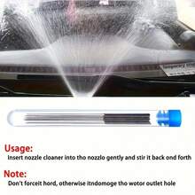 Stainless Steel Cleaning Nozzle Tool Kit - Car Windshield Wiper & 3D Printer Nozzle, Gas Stove, Shower Head Needle Cleaning, Multi-Functional Cleaning Needle, Household Cleaning Tool, Durable Material, Sturdy Construction, Repair Parts - Multicolor - View 4