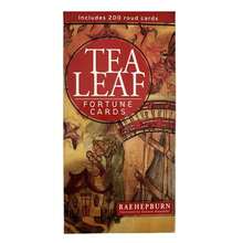 Includes 200 Round Cards, English Language TEA LEAF FORTUNE CARDS, Fortune Telling Prophecy Divination Decks, Diameter 8cm,Women Board Game For Divination & Communication - Red - View 11