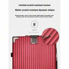 Lightweight 26 Inch Expandable Luggage - Hard Shell ABS Spinner TSA Lock Travel Suitcase - Silver - View 2