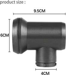 Adapter For   Converting To Supersonic Hair Dryer Grey  ABS - Grey - View 3