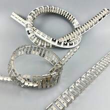 1pc Flexible Metal Lamp Trough, Suitable For LED Strip Light Fixture - Silver - View 6