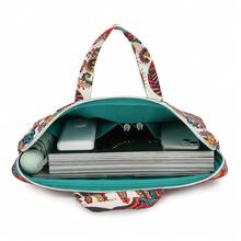 Muti-Pockets Laptop Case Bag,Rebound Bubble Cushioned Laptop Briefcase Shoulder Bag Fits 15.6 Inch-16 Inch Laptop(Paisley) - Paisley(muti-pockets) - View 3