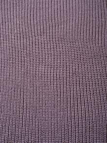 Solid Color Casual Loose Comfortable Unisex Round Neck Long Sleeve Knit Sweater, Suitable For Autumn And Winter - Mauve Purple - View 6