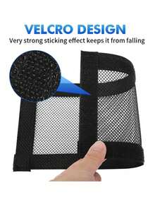 2pcs Black Polyester Fiber Car Air Vent Covers, Suitable For /Y Seat Vent Protective Covers - A - View 5