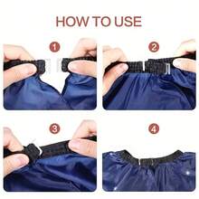 Dinosaur Shaped Hairdressing Apron - Quick Cleaning Anti-Stick Anti-Static Hairdresser Apron - Multicolor - View 5