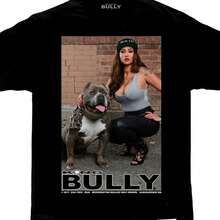 King Bully Brand Pain Pit Bull Homies Sexy DGA Angels Model T Shirt - Black - View 1