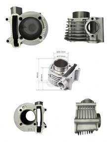 Kit de cilindro  DS150 WS150 GS150 Pistón de scooter Italika Calidad premium - 1 - Ver 4