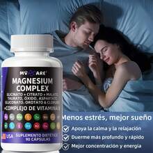 Complejo de Magnesio con Vitamina B |9 Formas de Alta Absorción - 90 Cápsulas | MVPCARE Ayuda a Reducir el Cansancio y la Fatiga | Soporte Muscular y Nervioso |Contribuye al Funcionamiento Normal de Músculos y Sistema Nervioso |Apto tanto para hombres como para mujeres. - Otros - Ver 5