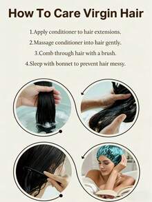 DOORES 50克 20片装 胶带式接发片，100%真人雷米发，自然黑至栗棕色，耐热、可熨烫、可染色，无缝胶带粘合，直发贴肤式接发片，适合发量稀少的女性，增加发量和长度，易于佩戴，轻松打造百变发型，持久耐用，适用于角色扮演、日常佩戴、毕业典礼、周年纪念、节日等场合。 - S1B/6/1B - 查看 11