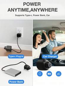 1/2/4pcs Home Security Camera - WiFi Nanny Camera With Night Vision, Motion Detection And Indoor/Outdoor Pet Monitoring - Compact Discreet Design (2.4GHz WiFi Only) - Black - View 8