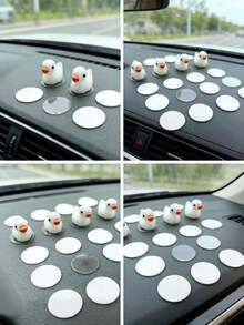 20片透明圆形双面胶带，高粘度，无缝薄膜，切割亚克力双面胶带，背衬胶带，点状胶带批发，婚礼庆典 - 圓 - 查看 6