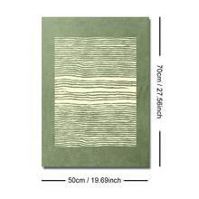 1/3pcs Set Unframed Beige Green Abstract Dots Lines Japanese Art Canvas Poster Retro Japandi Wall Art Print Wabi Sabi Minimalist Vintage Painting For Apartment,Living Room,Bedroom,Modern Home Decoration - A - View 7