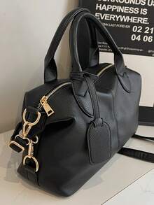 Túi xách nữ bằng da PU màu trơn kiểu retro; Túi đeo vai thời trang tối giản dành cho sinh viên; Túi đeo chéo đa năng, tiện dụng, phù hợp cho các bạn nữ tuổi teen, phụ nữ, sinh viên đại học, người trẻ đi làm và các cô gái công sở. Thích hợp cho văn phòng, trường học, công việc, kinh doanh, đi lại, mua sắm, hẹn hò, hoạt động ngoài trời, du lịch, leo núi và các dịp khác, cũng là một món quà lý tưởng dành cho phụ nữ. - Nhiều màu - Xem 8