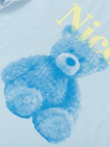 Balabala Camisetas gráficas para niños, camisetas de manga corta lindas y geniales con estampado para niños & niñas - azul hielo - Ver 8