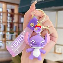 Disney Stitch Keychain, Suitable As A Gift For Friends During The Back To School Season, Party Gift, Cute Keychain, Fun Design - Multicolor - View 8