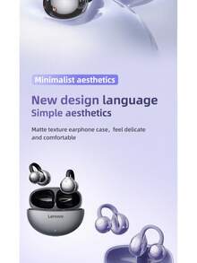 Lenovo-TA410 空气骨传导蓝牙耳夹式耳机，兼容华为新款非入耳式耳夹设计耳机 - 均碼 - 查看 5