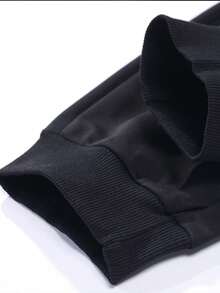 2pcs/Set Men's Long Sleeve T-Shirt And Drawstring Sweatpants, Suitable For All Seasons. It Is Lightweight And Breathable, With A Fashionable Retro American Letter Print. Whether You Are Going To The Gym, Outdoor Running, Playing Basketball, Or Other Sports, Attending Classes, Commuting, Going Out, Relaxing At Home, Or Hanging Out With Friends, This Outfit Is Very Suitable For Various Occasions. Spring - Multicolor - View 9