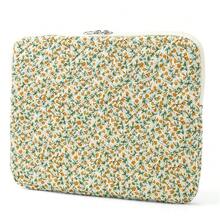 Puffy Laptop Sleeve 13-15.6 Inch Cute Quilted Laptop Protective Case Padded Floral Computer Sleeve For MacBook (B-Yellow, 13 Inch) - B-黃色 - 查看 9