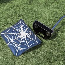 1 pieza Funda para palo de golf y putter de cuero PU duradero con patrón de araña - Conjunto de regalo premium para entusiastas del golf y amigos - Multicolor - Ver 3