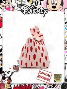 Disney 卡通米妮图案可折叠手提袋，适合日常搭配、购物、聚会、情人节送友礼物 - 查看 4