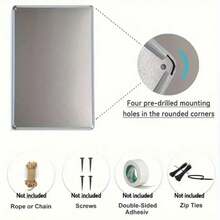 Retro Baker'S Wisdom Metal Iron Sign - 8X12 Inches, Decorative Baking Tips Conversion Guide, Perfect For Kitchen, Café, Bar, Home Decoration, Sturdy Iron Plate Wall Art, Humorous Style Murals Suitable For Home, Garage, Cafes, Bars And Garden Decoration - Exquisite Holiday Gifts - 1PC - View 6