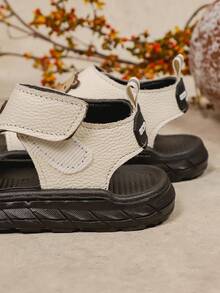 儿童水豚夏季凉鞋，时尚百搭 - 米色 - 查看 8