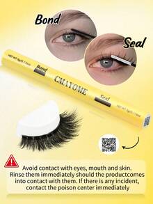 1支二合一睫毛胶水，5克睫毛胶水+5克睫毛定型液，强力防水，适用于DIY假睫毛嫁接 - 彩色 - 查看 3