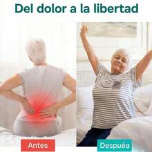 Masajeador corporal portátil para uso doméstico, alimentado por red eléctrica, incluye tres fundas de tela. - Blanco - Ver 6