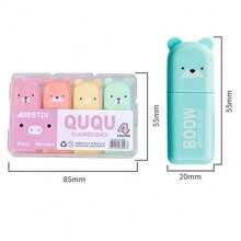 Dual-Tip Dual-Color Highlighter Pens, With Eye-Friendly Gradient Color Design, Fashionable Appearance, Suitable For Students To Highlight In A Colorful Way - Multicolor - View 11