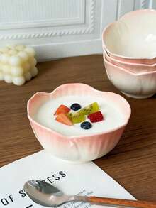 2026 New Elegant Rice Bowl, Ceramic Tableware Bowls For Home Use (Excluding Spoon) - Multicolor - View 3