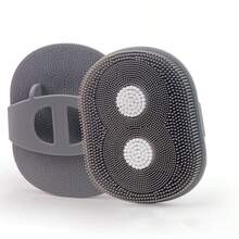 植绒沐浴刷，软毛淋浴刷，易擦洗硅胶浴室刷 - 洗澡刷 - 查看 12