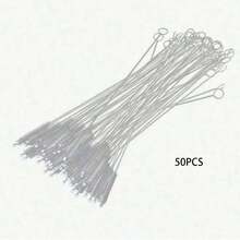 Stainless Steel Straw Cleaning Brush, Reusable Cleaning Brush, Kitchen Supplies - Ideal For Cleaning Glass, Silicone, Metal Straws! Thanksgiving, Halloween, Christmas Gifts, Back To School Supplies - White - View 12