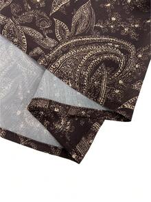 Chân váy maxi cổ yếm màu nâu dành cho nữ | Chân váy xòe không tay cổ chữ V sâu, họa tiết paisley, thích hợp cho kỳ nghỉ và lễ hội mùa xuân. - màu nâu - Xem 10