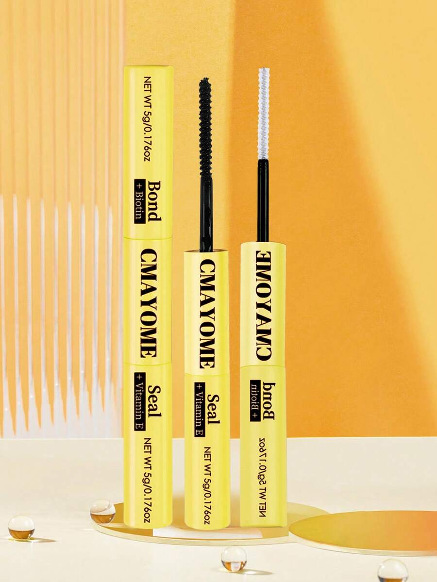 1支二合一睫毛胶水，5克睫毛胶水+5克睫毛定型液，强力防水，适用于DIY假睫毛嫁接 - 彩色 - 查看 1