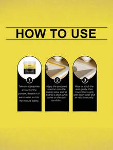 Multi-Purpose Stain Remover Powder, Daily Household Kitchen Surface Oil Stain & Dirt Multi-Purpose Cleaning Powder - Powdery - View 5