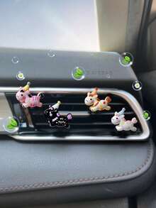 4个车载空调出风口香氛夹式扩散器，配2个桂花香氛固体棉片 - A - 查看 1