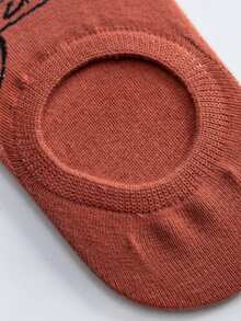 CRAYON SHINCHAN 5 Pairs Women Crayon Shin-Chan Cartoon Pattern Invisible Liner Socks, Non-Slip Low-Cut Design, Breathable Moisture-Wicking, Cute Style For Daily, Commute, Casual Wear - Multicolor - View 9