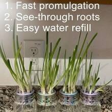 1 Set Of 7-Tier Hydroponic Cultivation System - High-Permeability, Airtight Hydroponic Indoor/Outdoor Planting Box, Transparent For Observing Root Growth, Breathable Without Suffocating Roots, Detachable Design, Easy-To-Clean Modular System - 7 Holes - View 5