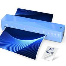 Crenova Laminator Machine With 10 Laminating Sheets, A4 Laminating Machine Hot & Cold With Fast Warm Technology, Thermal Laminator 9 Inch For Home Office School Business Blue - US A Type Plug(110-127V) - View 9