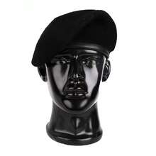 1 chiếc mũ beret len màu trơn dành cho nam, kiểu dáng thường ngày, phù hợp cho mùa thu/đông, đi phố, công sở, dự tiệc, giữ ấm. - Nhiều màu - Xem 5