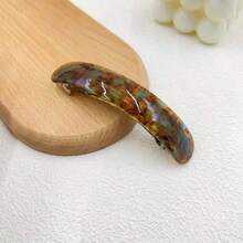 Retro Pattern Hair Clips - Sturdy Hair Clips To Fix Hairstyles, Suitable For Half-Up And Ponytail Styles, Adding Eternal Elegance To Daily And Office Looks - Multicolor - View 10